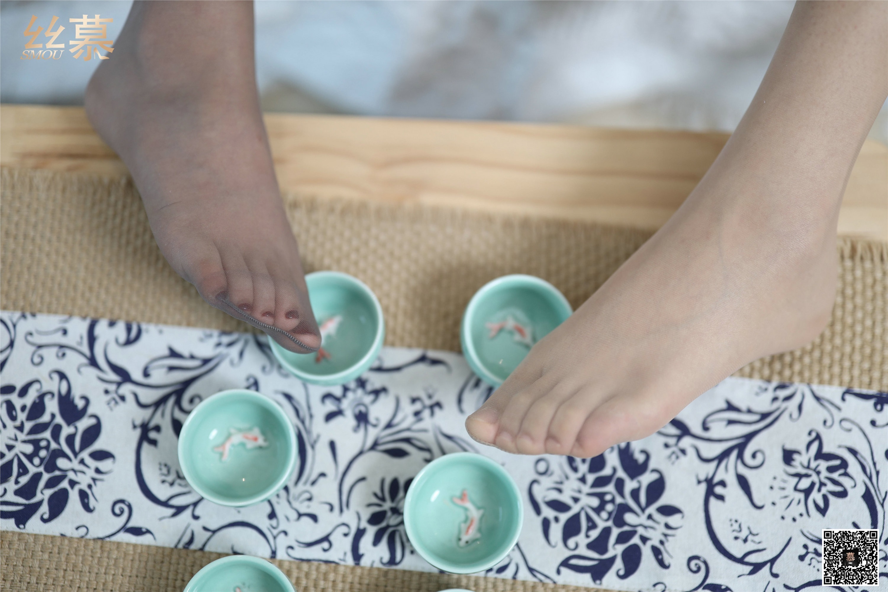 丝慕写真 特写集 TX042 米朵+新模 - 旗袍双美